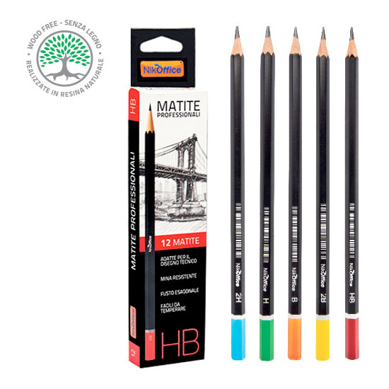 Cc hobby matita edu, durezza B, 12 pz/ 1 conf.