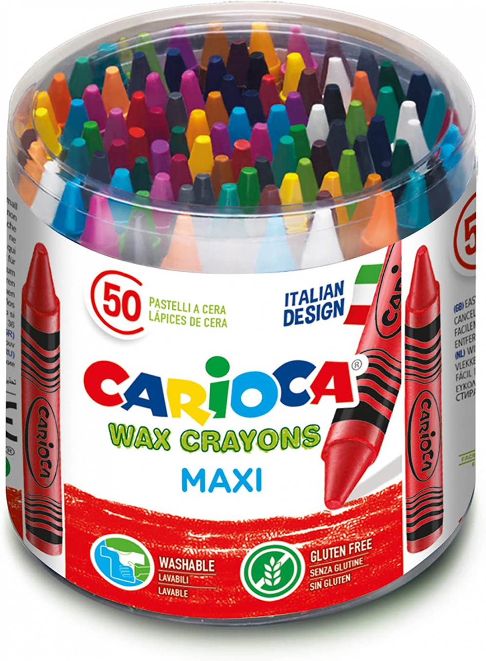 Pastelli Colorati a Matita Giotto Stilnovo Maxi, Schoolpack 144 Pezzi FILA  - F226400